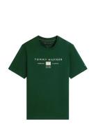 Brand Love Mono Stack Tee Green Tommy Hilfiger