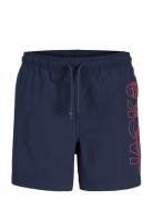 Jpstmaui Wave Logo Swim Shorts Sn Jnr Navy Jack & J S