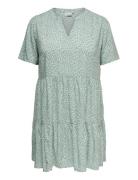 Carzally S/S Thea Tunic Dress Noos Green ONLY Carmakoma