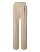 Slwtenny Hw Pant Noos Beige Selected