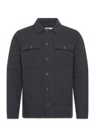 Cotton Linen Overshirts L/S Black Lindbergh