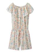 Nkfvinaya Ss Playsuit Fffff Noos Cream Name It