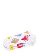 2-Pack Ice Cream & Stripe Low Socks White Happy Socks