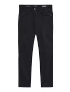 Anbass Trousers Slim Hyperflex Colour Xlite Black Replay