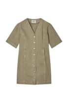 Soil Denim Vigga Dress Khaki Mads Nørgaard