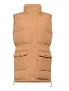 Eden Puffer Waistcoat Brown Noella