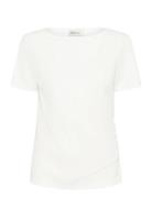 Mwhelle Asymmetric Tee White My Essential Wardrobe