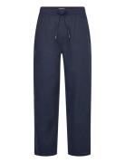 Linen Wide Fit Pants Navy Lindbergh
