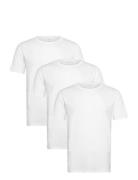 Stretch Cn Tee Ss 3Pack White Tommy Hilfiger
