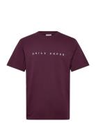 Alias Dias T-Shirt Burgundy Daily Paper