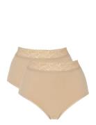 2-Pack Maxi Brief Beige Damella Of Sweden