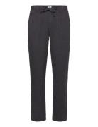 Linen Blend Herringb Pants Black Lindbergh