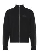 Ls Tech Knit Track Jacket Fz Swt Black Calvin Klein