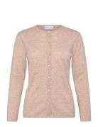 Classic Cardigan, Beige Davida Cashmere