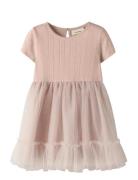 Nmffanella Ss Tulle Dress Lil Pink Lil'Atelier