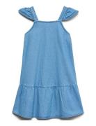 Vmholly Sl Dress Wvn Girl Blue Vero Moda Girl