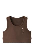Nkfdiana Sl Cropped Slim Top Brown Name It