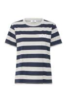 Baadele Blockstriped Tee Navy BALL