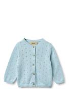 Knit Cardigan Maia Blue Wheat