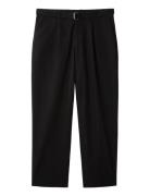 Straight Lyocell Belted Pltd Tro Black Calvin Klein