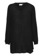 Amber V-Neck Tunic Black Kaffe