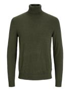 Jjeemil Knit Roll Neck Noos Khaki Jack & J S