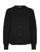 Slwlulu Ls Knit Short Cardigan Noos Black Selected