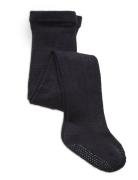 Wool Tights - Anti-Slip Blue Melton