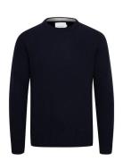 Cfkarl Lambswool Knit Navy Casual Friday
