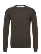 Merino Crew Knit Khaki Sebago