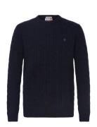 Cable Crew Neck Sweater Black Timberland