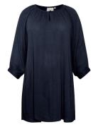 Kcami 3/4 Sl Tunic Black Kaffe Curve