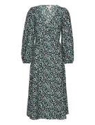 Objleonora L/S Wrap Midi Dress Noos Black Object
