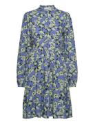 Slfjana Ls Short Shirt Dress B Blue Selected