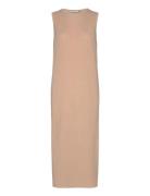 Long Knitted Dress Beige Coster Copenhagen