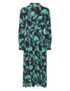 Yasflair Ls Long Shirt Dress S. Green YAS