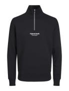 Jorvesterbro Sweat Quarter Zip Hn Noos Black Jack & J S