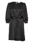 Slfreya 3/4 Short Dress B Black Selected