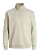 Jjebradley Sweat Half Zip Noos Cream Jack & J S
