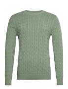 Classic Cable Knit Sweater Green GANT