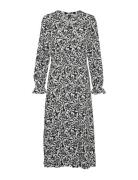 Vmsophia L/S Ankle Dress Wvn Boo Black Vero Moda