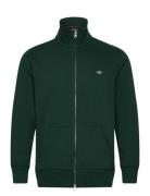 Reg Shield Full Zip Sweat Khaki GANT