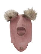 Wool Fullface W. Pom Pom Pink Mikk-line