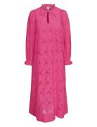Yassunsi Ls Long Dress S. Pink YAS
