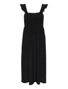 Pcluna Smock Strap Dress Sa Jrs Bc Black Pieces