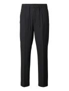 Slm190-Reg Tapered Leroy Pleat Pant Noos Black Selected