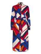 Print Crepe Shirtdress Patterned Lauren Ralph Lauren