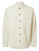 Slmotto Leroy Linen Blend Overshirt Noos Cream Selected
