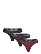 Triplet Thong Design Black HUGO