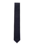 Structured Tie 7 Cm Navy Lindbergh Black